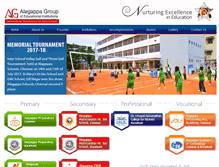 Tablet Screenshot of alagappa.org